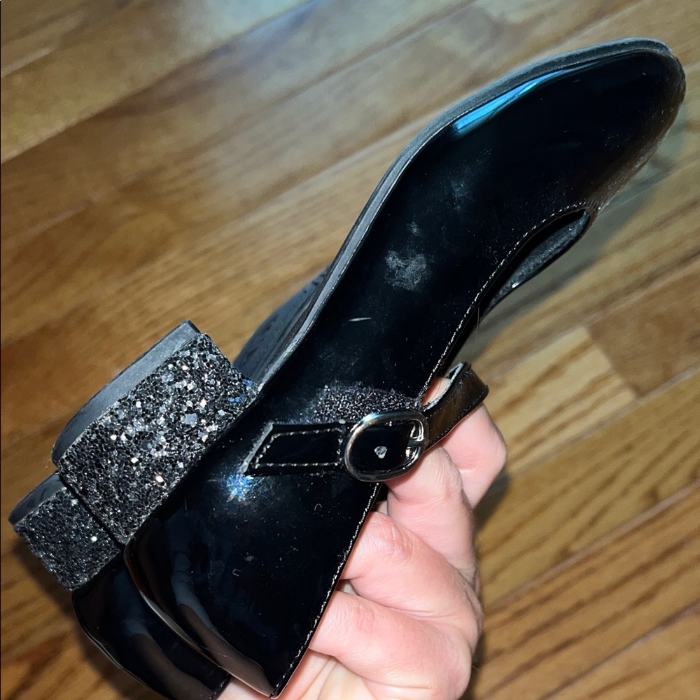 Wonder Nation Shiny Black Mary Jane Shoes - Picture 7 of 9